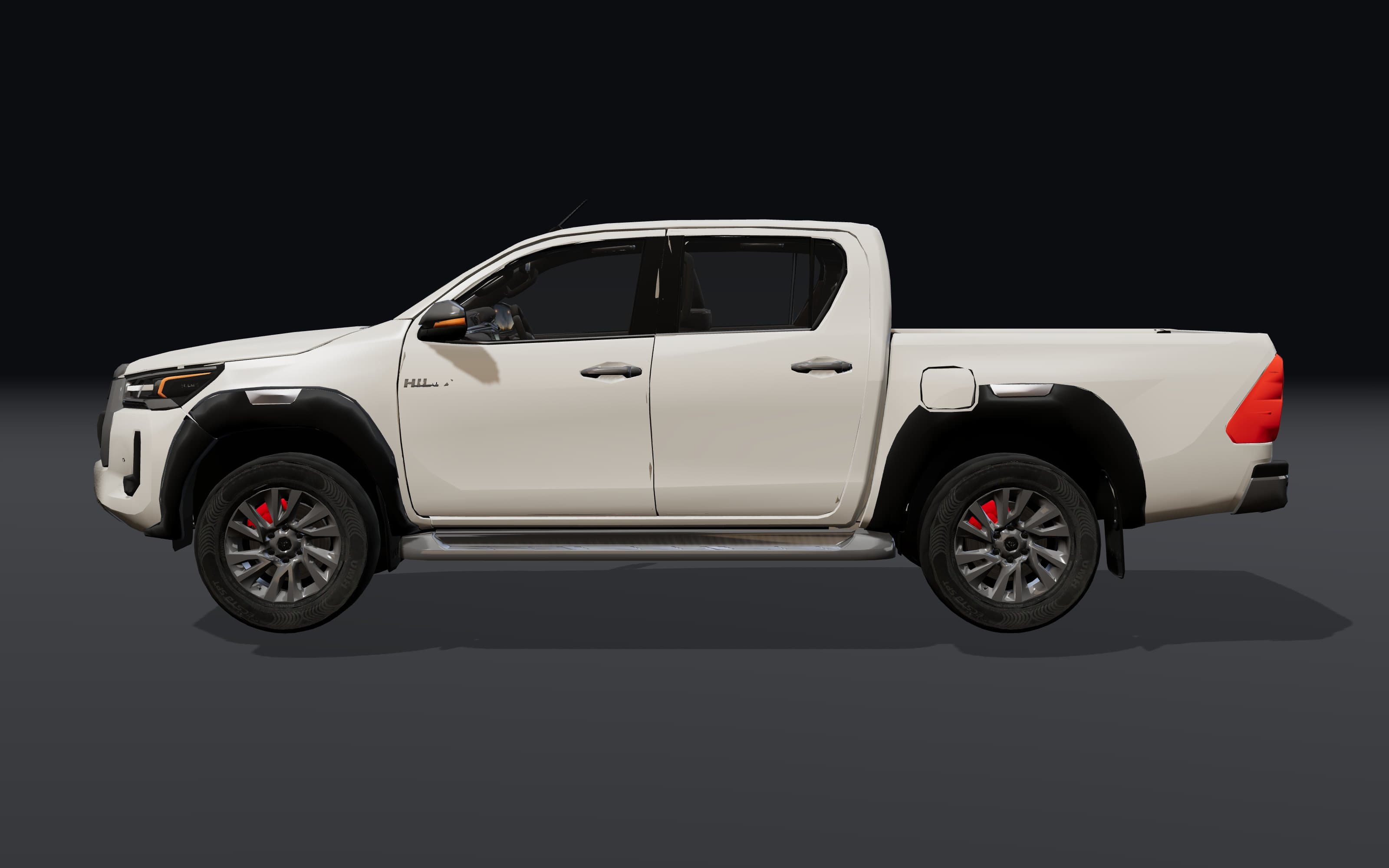 Hilux dual cab · coastal build before coating