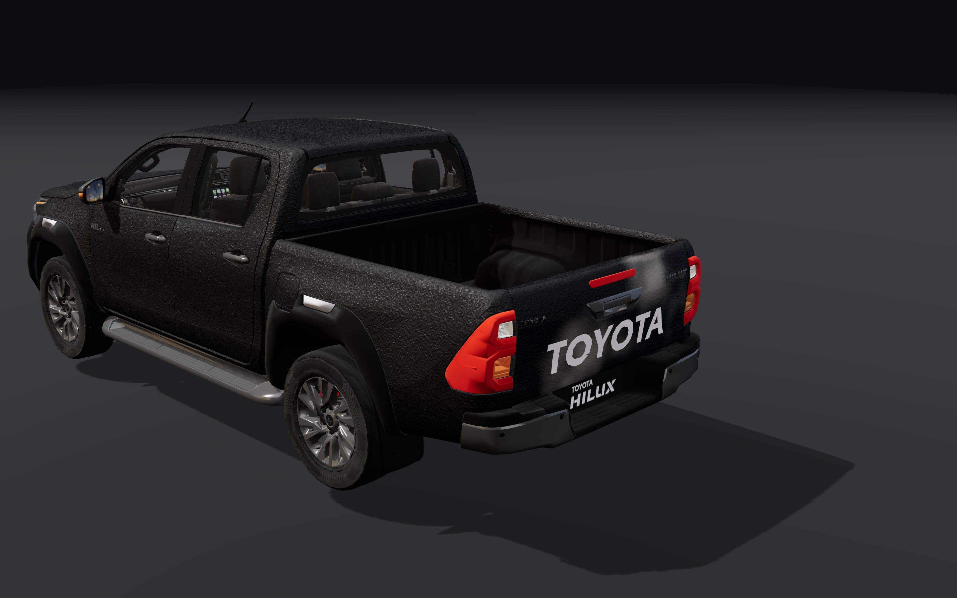 Hilux dual cab · fleet after coating
