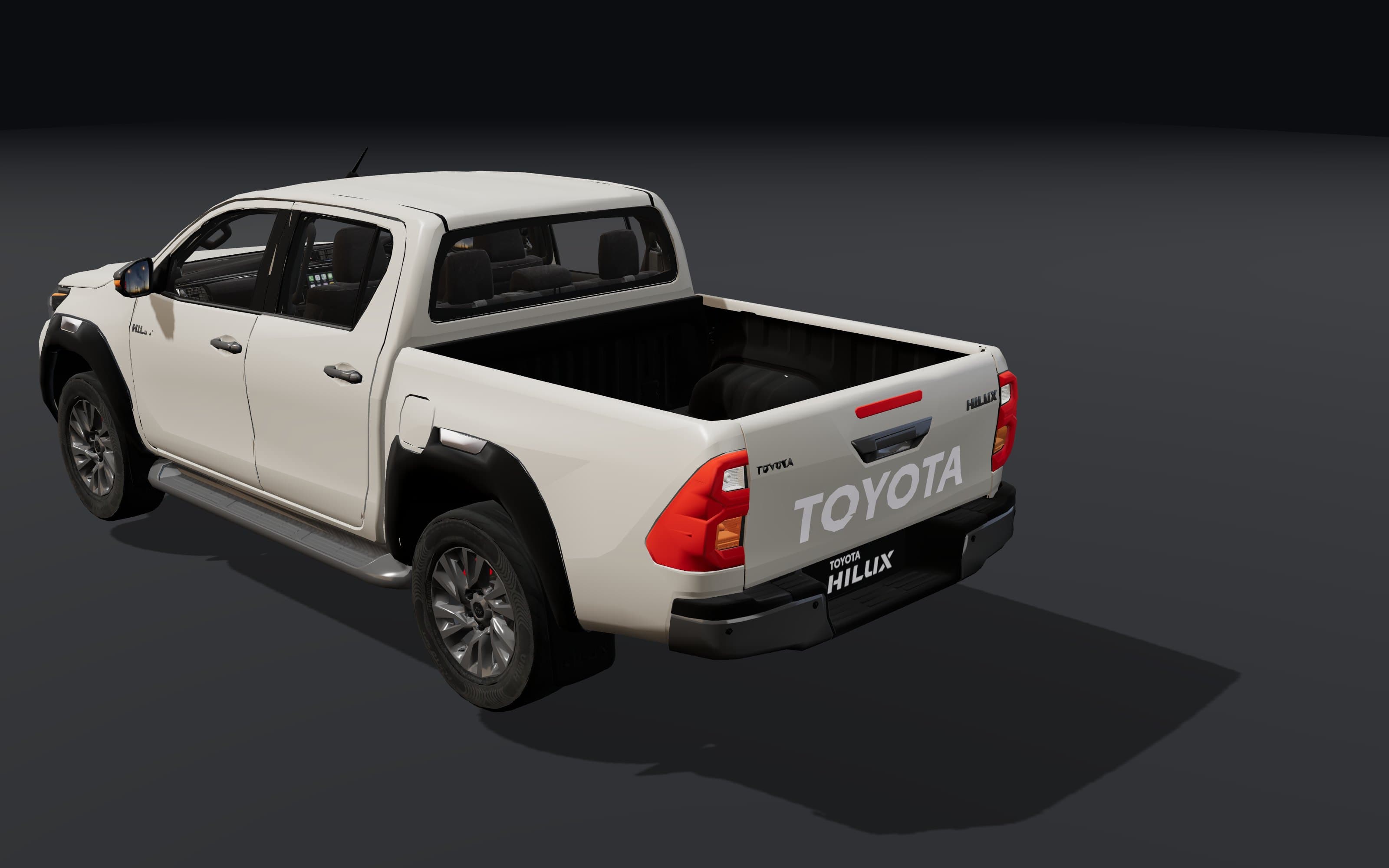 Hilux dual cab · fleet before coating